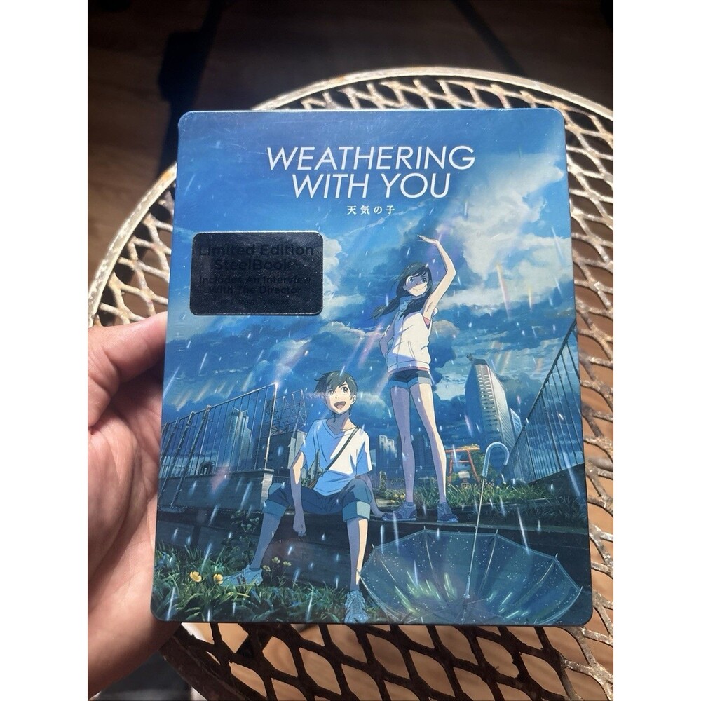 Weathering with You Blu-Ray DVD Steelbook Case Limited Edition BRAND NEW Anime
